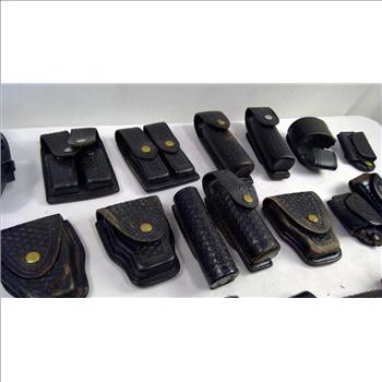 Belts, Holsters, Pouches Bulk Lot, 26 Pieces