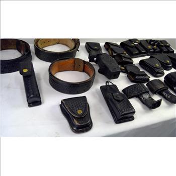 Belts, Holsters, Pouches Bulk Lot, 26 Pieces