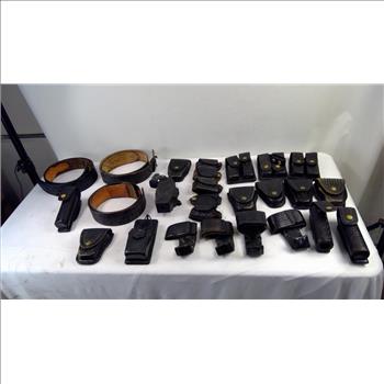 Belts, Holsters, Pouches Bulk Lot, 26 Pieces