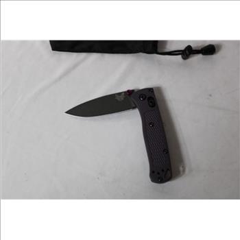Benchmade Purple Folding Knife