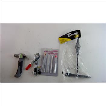 Berger Welding Chipping Hammer, Toggle Clamp & More Tools, 4 Pieces