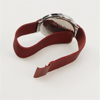 Bering Classic Red Dial Watch