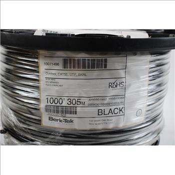 Berk-tek Black Plenum Cable