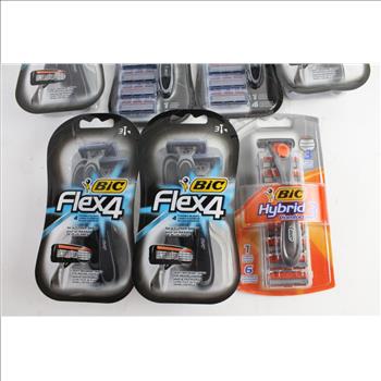 Bic Reusable And Disposable Razors, 7 Pieces