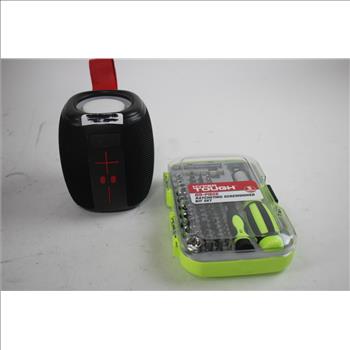 Biconic Bluetooth Speaker, Jlab Wireless Earbud Charging Case, And More, 8+ Pieces