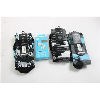 Bike Pump, Jlab Earbuds, Socks And More 5 Pieces