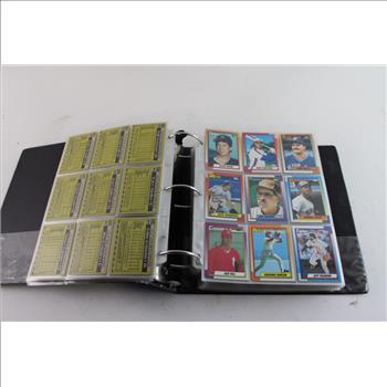 Binder Of Topps Baseball Cards, 200+ Pieces