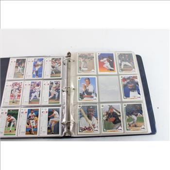 Binder With 1990's Baseball Cards, 200+ Pieces