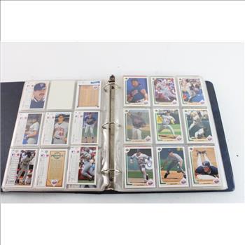 Binder With 1990's Baseball Cards, 200+ Pieces