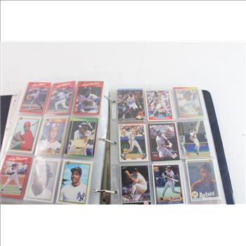 Binder With 1990's Baseball Cards, 200+ Pieces