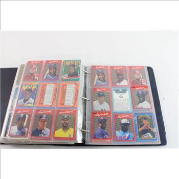Binder With 1990's Baseball Cards, 200+ Pieces