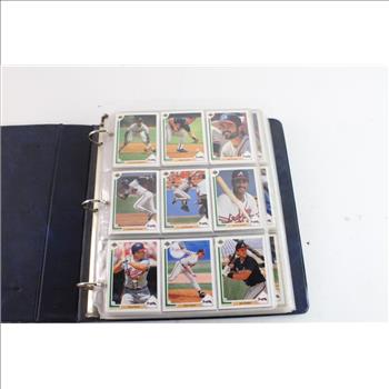 Binder With 1990's Baseball Cards, 200+ Pieces