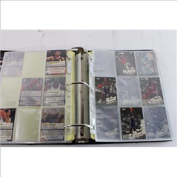 Binder With Basketball Cards, 100+ Pieces