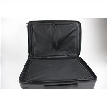 Black 4-Wheel Hard Shell Rolling Suitcase