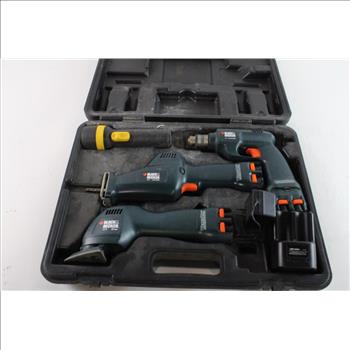 Black And Decker Power Tool Set, 3+pieces