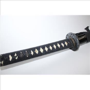 Black And Red Samurai Sword