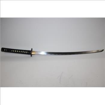 Black And Red Samurai Sword