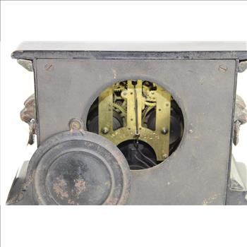 Black Antique Small Metal Clock