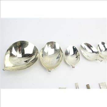 Black Case With Davco Silver China Flatware; 20+ Pieces