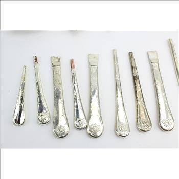 Black Case With Davco Silver China Flatware; 20+ Pieces