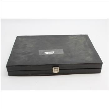 Black Case With Davco Silver China Flatware; 20+ Pieces