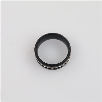 Black Clear Stone Fashion Ring