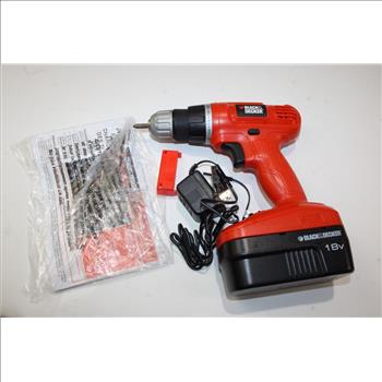 Black & Decker  18V Cordless Drill/Driver