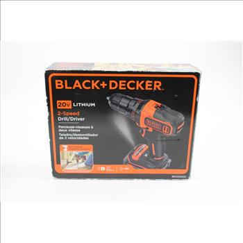Black & Decker 2-Speed Drill/Driver, And Smart Select Drill, 2 Pieces