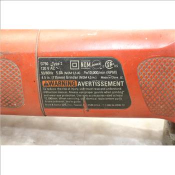 Black & Decker Angle Grinder