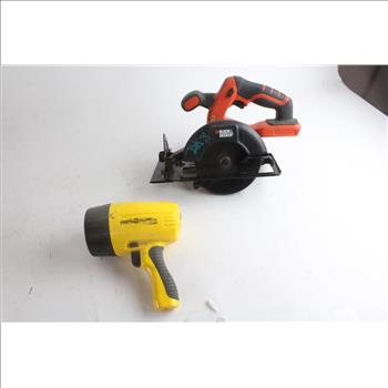 Black & Decker Cordless Circular Saw And More, 2 Pieces