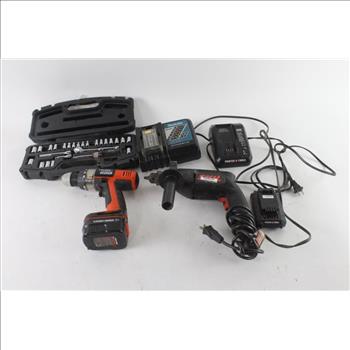Black & Decker Cordless Drill And More, 7 Pieces