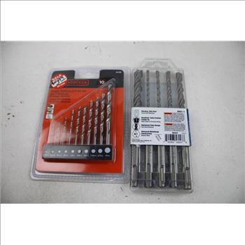Black + Decker Drill Bit Set, Hercules Rotary Hammer Bit Set, And More Sets, 5 Pieces