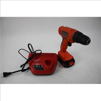 Black + Decker Drill/Driver, Kobalt Reciprocating Saw, Milwaukee M12 Charger, 3 Pieces