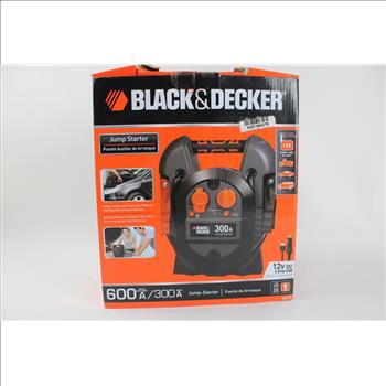 Black & Decker Jump Starter 600battery Peak/300 Inst.