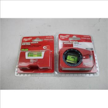 Black & Decker Laser Level, Milwaukee Pocket Level, 4 Pieces