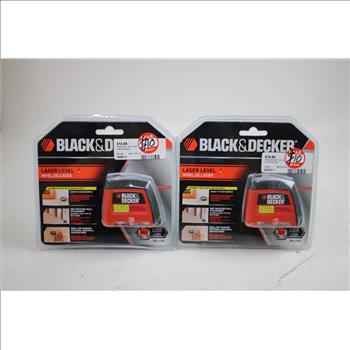 Black & Decker Laser Level, Milwaukee Pocket Level, 4 Pieces