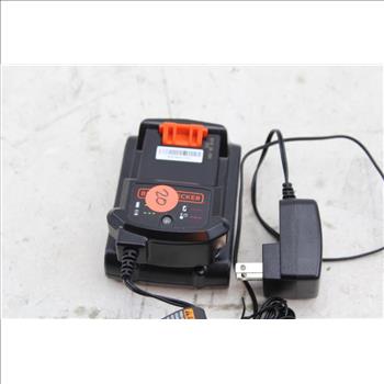 Black & Decker Lbxr20 Lithium Battery And Charger