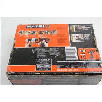 Black & Decker Matrix Quick Connect System With Drill Attachment