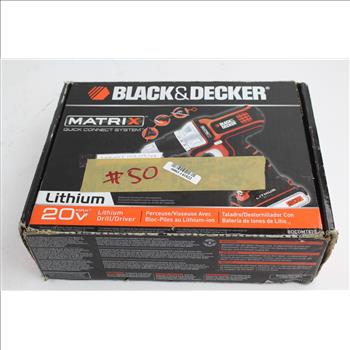 Black & Decker Matrix Quick Connect System With Drill Attachment