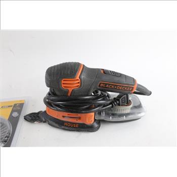 Black & Decker Palm Sander And More, 6 Pieces