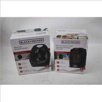 Black & Decker Personal Heaters 2 Pieces
