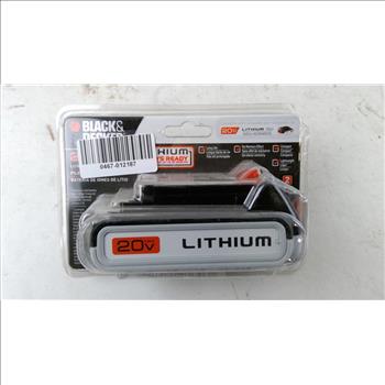 Black & Decker Power Tool Battery