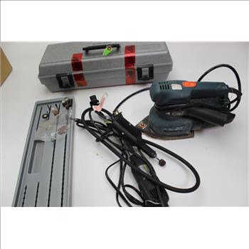 Black & Decker Sander, Dremel MultiPro Rotary Tool And Engraver, 3 Pieces
