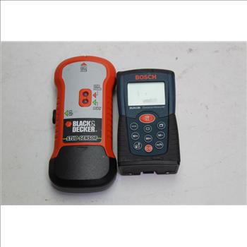 Black & Decker Stud Sensor And Bosch Distance Measurer