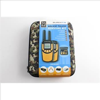 Black Fin Walkie Talkie Survival Kit