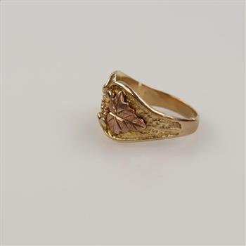 Black Hills 10kt Tri Colored Ring