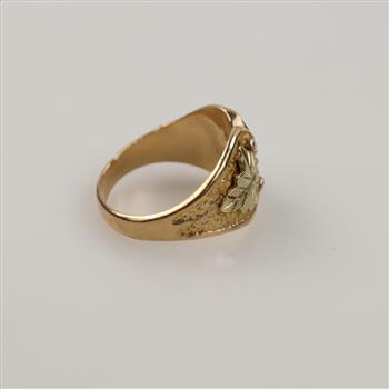 Black Hills 10kt Tri Colored Ring