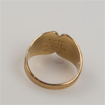 Black Hills 10kt Tri Colored Ring
