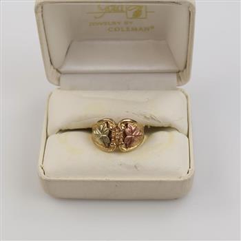 Black Hills 10kt Tri Colored Ring