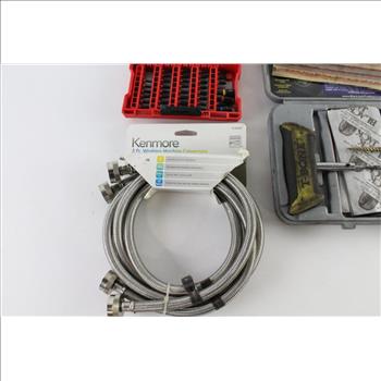 Black Jack Tire Repair Kit, Milwaukee Drill Bit Set, And More, 4 Pieces